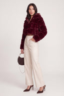 Eva Faux Fur Crop Jacket