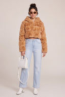 Eva Faux Fur Crop Jacket