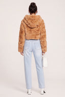 Eva Faux Fur Crop Jacket