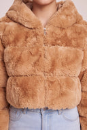 Eva Faux Fur Crop Jacket