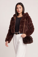 Eva Faux Fur Crop Jacket