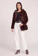 Eva Faux Fur Crop Jacket