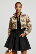 Zelda Jacquard Cropped Jacket