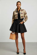 Zelda Jacquard Cropped Jacket