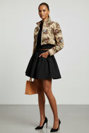 Zelda Jacquard Cropped Jacket