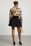 Zelda Jacquard Cropped Jacket