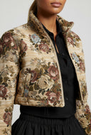 Zelda Jacquard Cropped Jacket