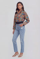 Zelda Jacquard Cropped Jacket