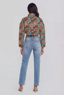 Zelda Jacquard Cropped Jacket