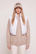 Vegan Leather Crop Vest