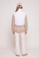 Vegan Leather Crop Vest