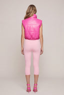 Vegan Leather Crop Vest