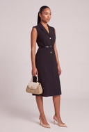 Belted Blazer Dress