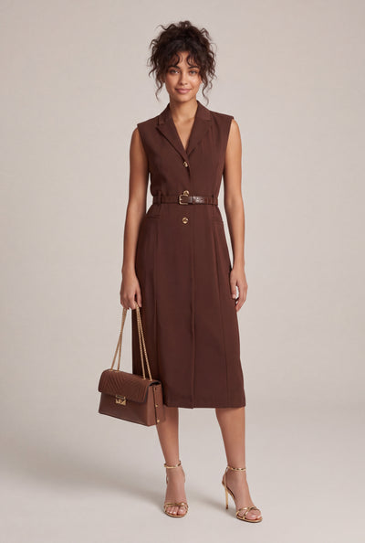 Belted Blazer Dress