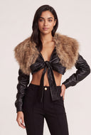 Rayna Tie Front Bolero Jacket