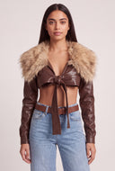 Rayna Tie Front Bolero Jacket