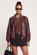 Vegan Leather Jacket