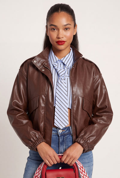 Vegan Leather Jacket