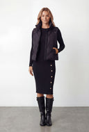 Keira Bow Quilted Puffer Vest