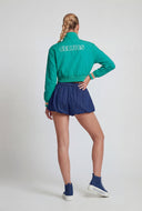 Celtics Crop Windbreaker Jacket