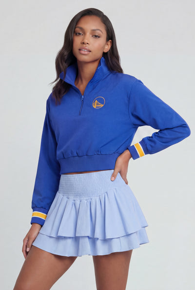 Golden State Warriors Crop Windbreaker Jacket