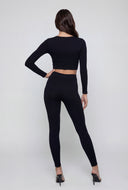 Ribbed Ankle Leggings