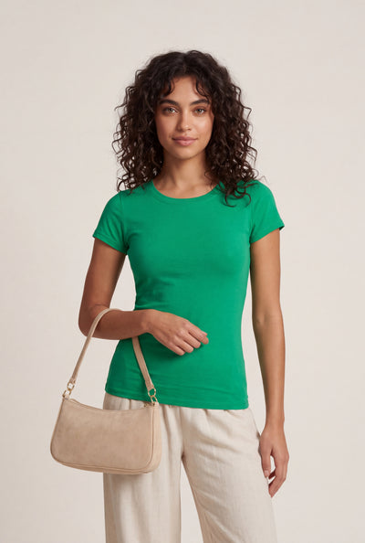 Short Sleeve Crew Neck Tee