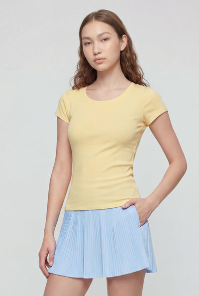Short Sleeve Scoop Neck T-Shirt