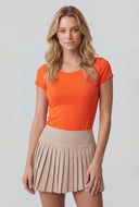 Short Sleeve Scoop Neck T-Shirt