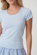Short Sleeve Scoop Neck T-Shirt