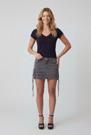 Laila V-Neck Short Sleeve T Shirt