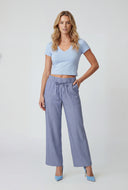 V-Neck Crop T-Shirt
