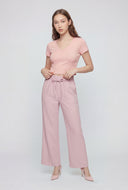 V-Neck Crop T-Shirt