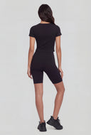 Classic Crew Neck Crop Top