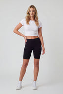 Classic Crew Neck Crop Top