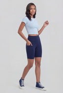 Classic Crew Neck Crop Top