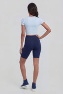 Classic Crew Neck Crop Top