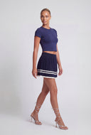 Classic Crew Neck Crop Top