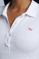 Cassandra Embroidered Detail Polo Shirt