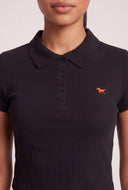 Paige Crop Polo Top