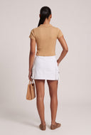 Paige Crop Polo Top