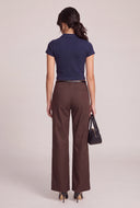Paige Crop Polo Top