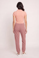 Paige Crop Polo Top