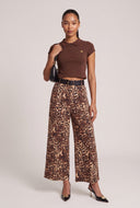 Paige Crop Polo Top