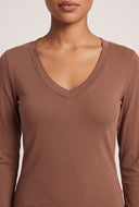 Long Sleeve V-Neck T-Shirt