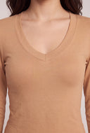 Long Sleeve V-Neck T-Shirt