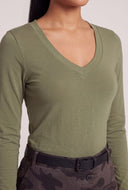 Long Sleeve V-Neck T-Shirt