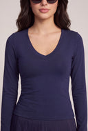 Long Sleeve V-Neck T-Shirt