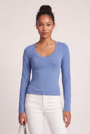 Long Sleeve V-Neck T-Shirt