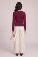 Long Sleeve V-Neck T-Shirt